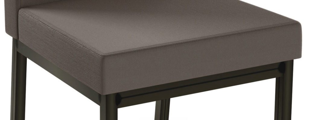 paisley chair harley finish with black metal frame for restaurants and bars