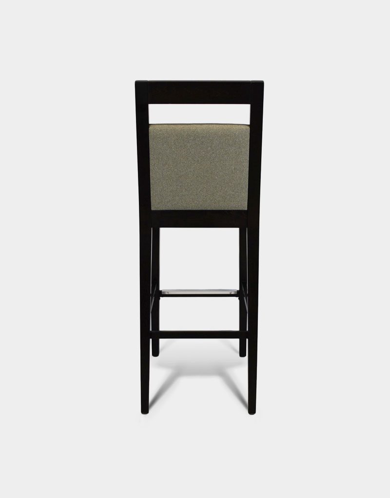 Aurora Upholstered BarStool with Black wooden frame for commercial business Aurora Upholstered BarStool with Black wooden frame for commercial business
