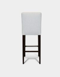 Grey Bailey Fully Upholstered Barstool with metal frame for Restaurants and bars