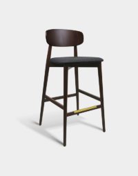 harlow bar stool walnut color for commercial restaurant businesses