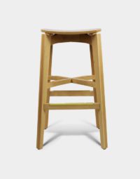 High Quality Jules Wooden Backless Bar Stool for Restaurants and commercial seating