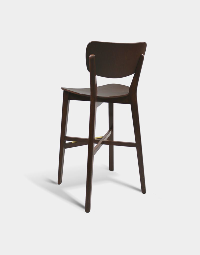 Brown Wooden Sofia Bar Counter Stool for restaurants business and bar Brown Wooden Sofia Bar Counter Stool for restaurants business and bar