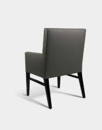 willow arm chair nailhead full upholstered chair for restaurants and businesses